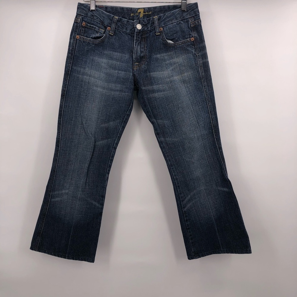 7 for all mankind Jeans “A” pocket cropped bootcut